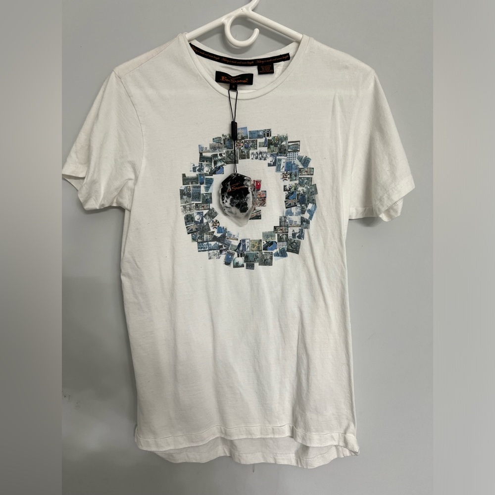 Ben Sherman mod target collage t-shirt, 100% cotton NWT